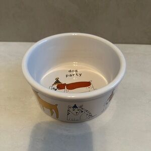 Signature Housewares “Dog Party” by Ursula Dodge 6” Food Water Bowl